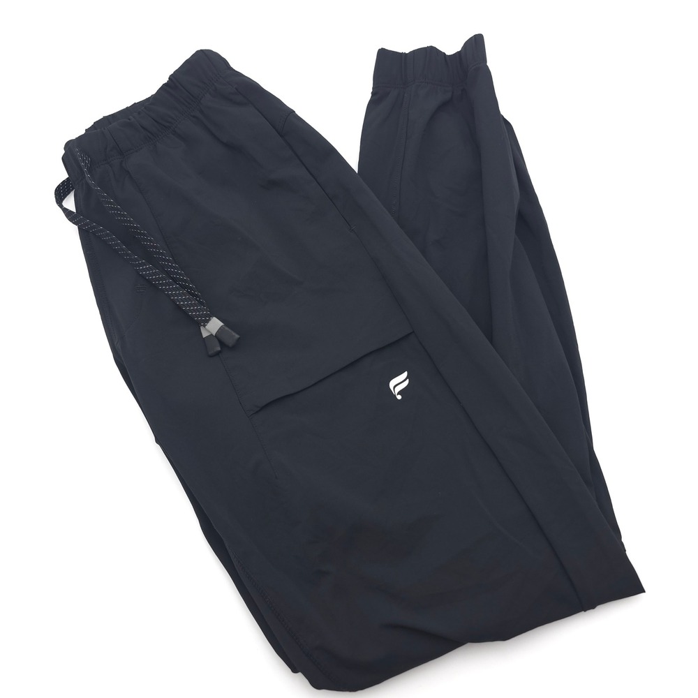 Fabletics Men S 28X28 The Only Jogger Black Activewear Training Pants Drawstring